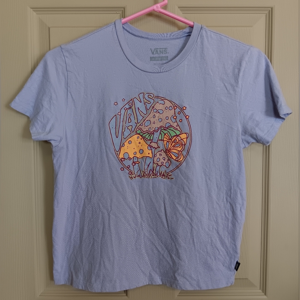 Vans Youth 100% Cotton Mushroom Ringer T-Shirt - Youth XL (16)